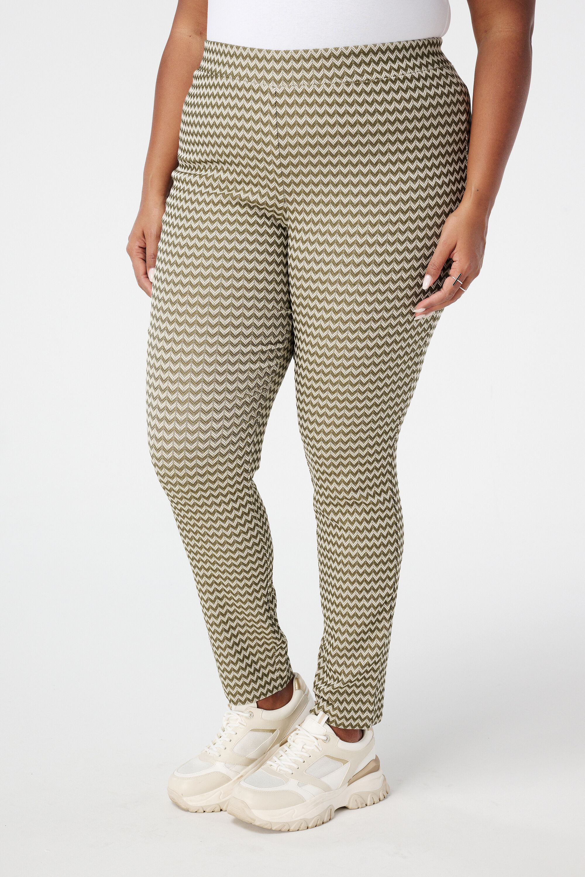 Skinny leg tregging met print image number 5