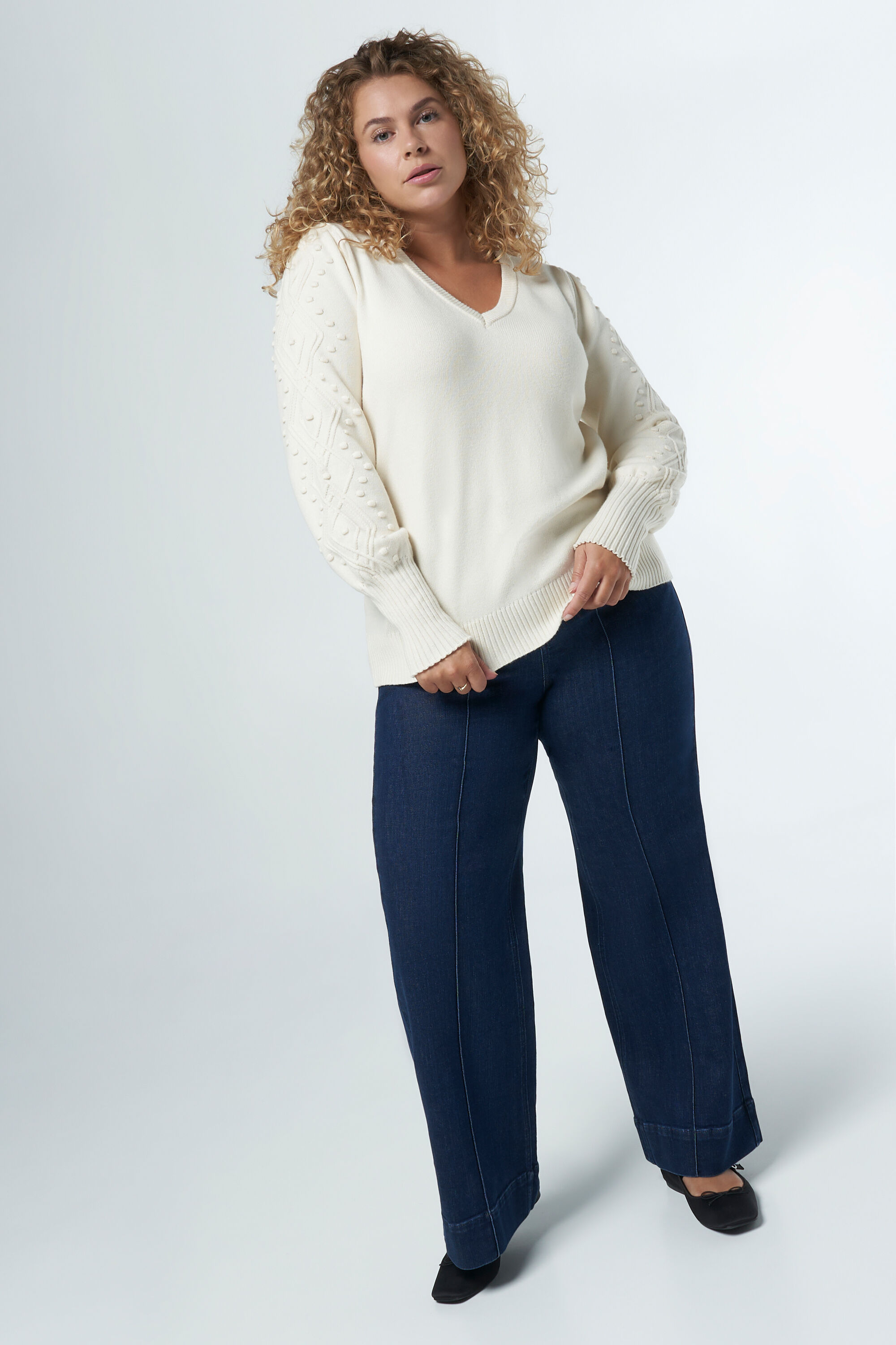 Trui met v-hals image number 5