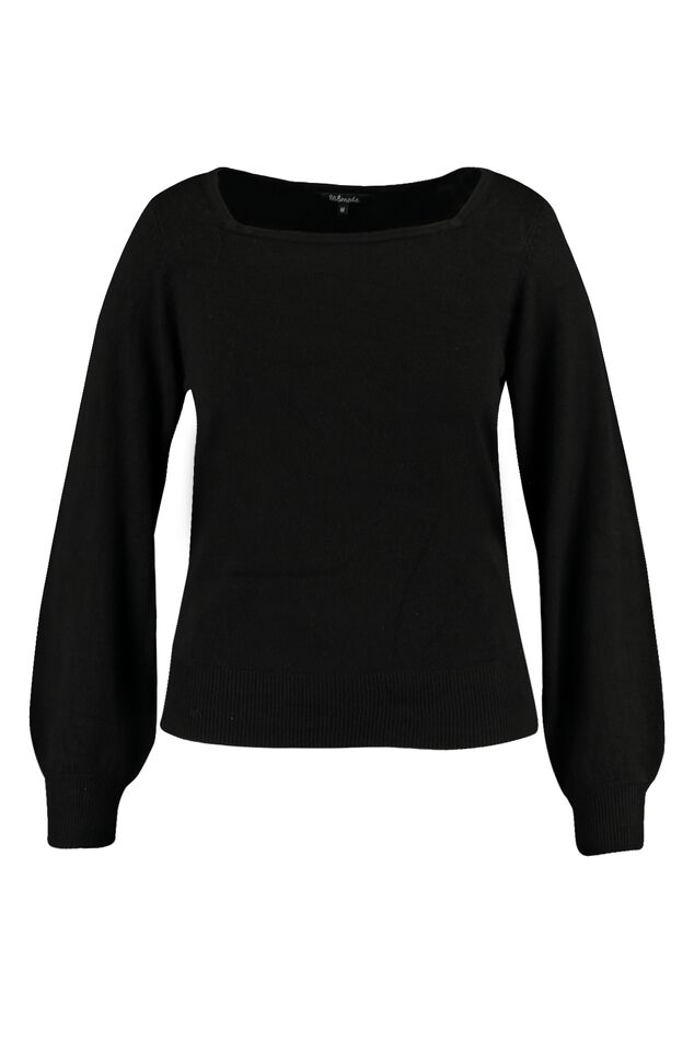 Trui met vierkante hals image number 1