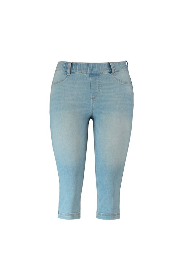 Jean jegging court image number 1