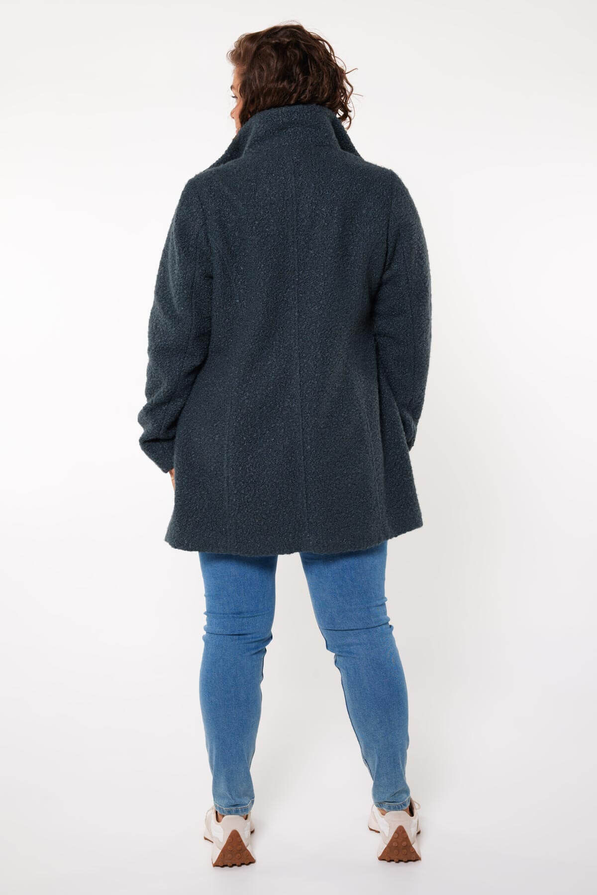 Manteau boucl&eacute; image number 4