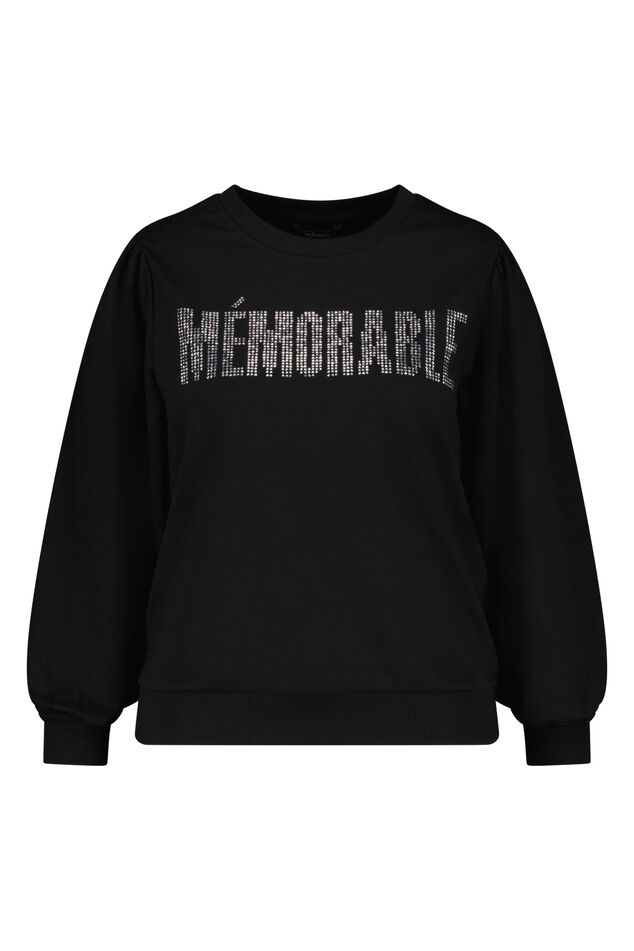 Sweatshirt ample portant l’inscription « Memorable » image number 1