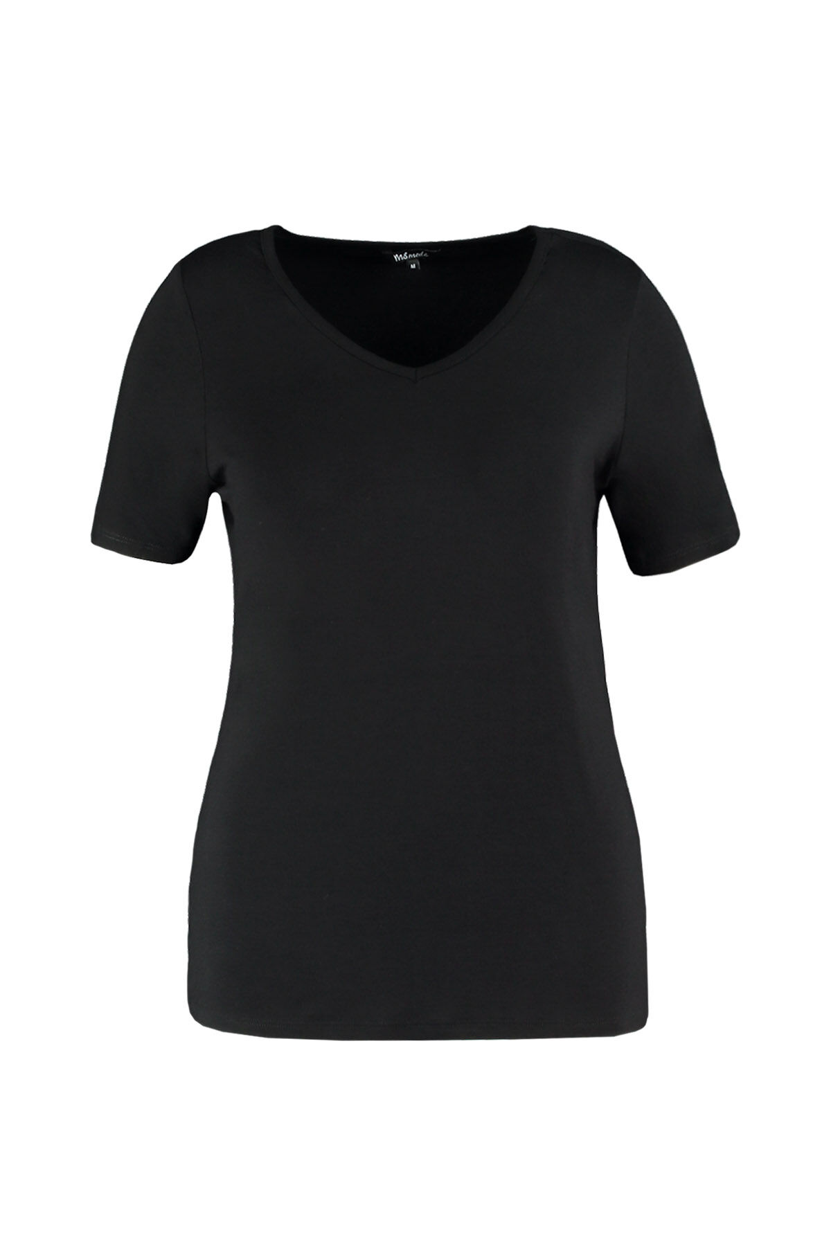 T-Shirt met V-hals image number 1