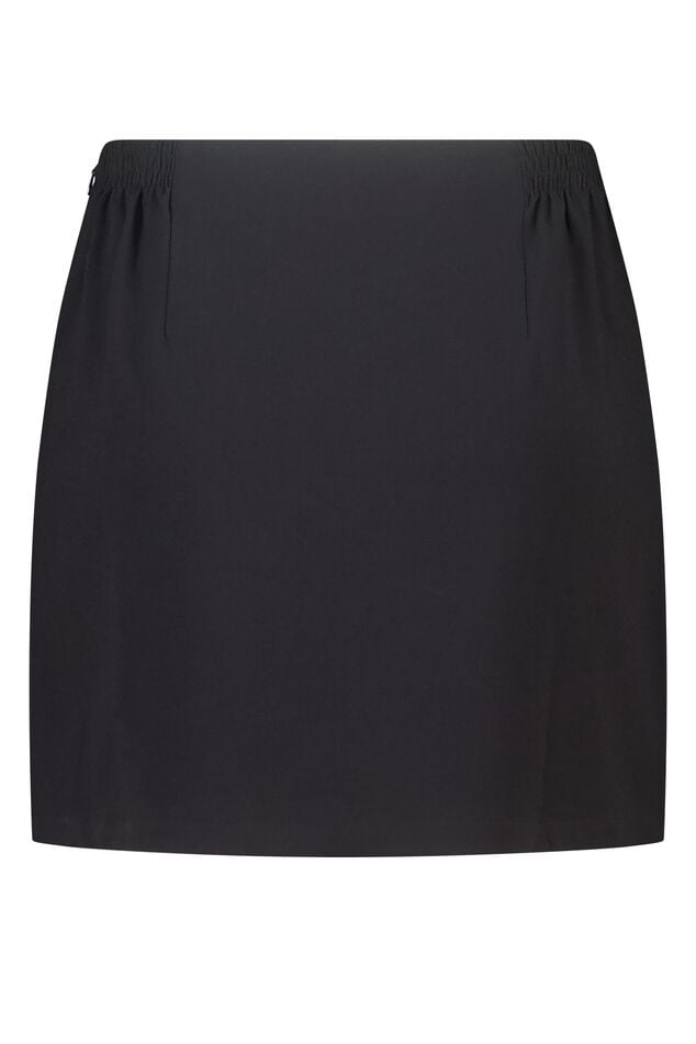 Rokje met overslag look en elastische taille image number 2