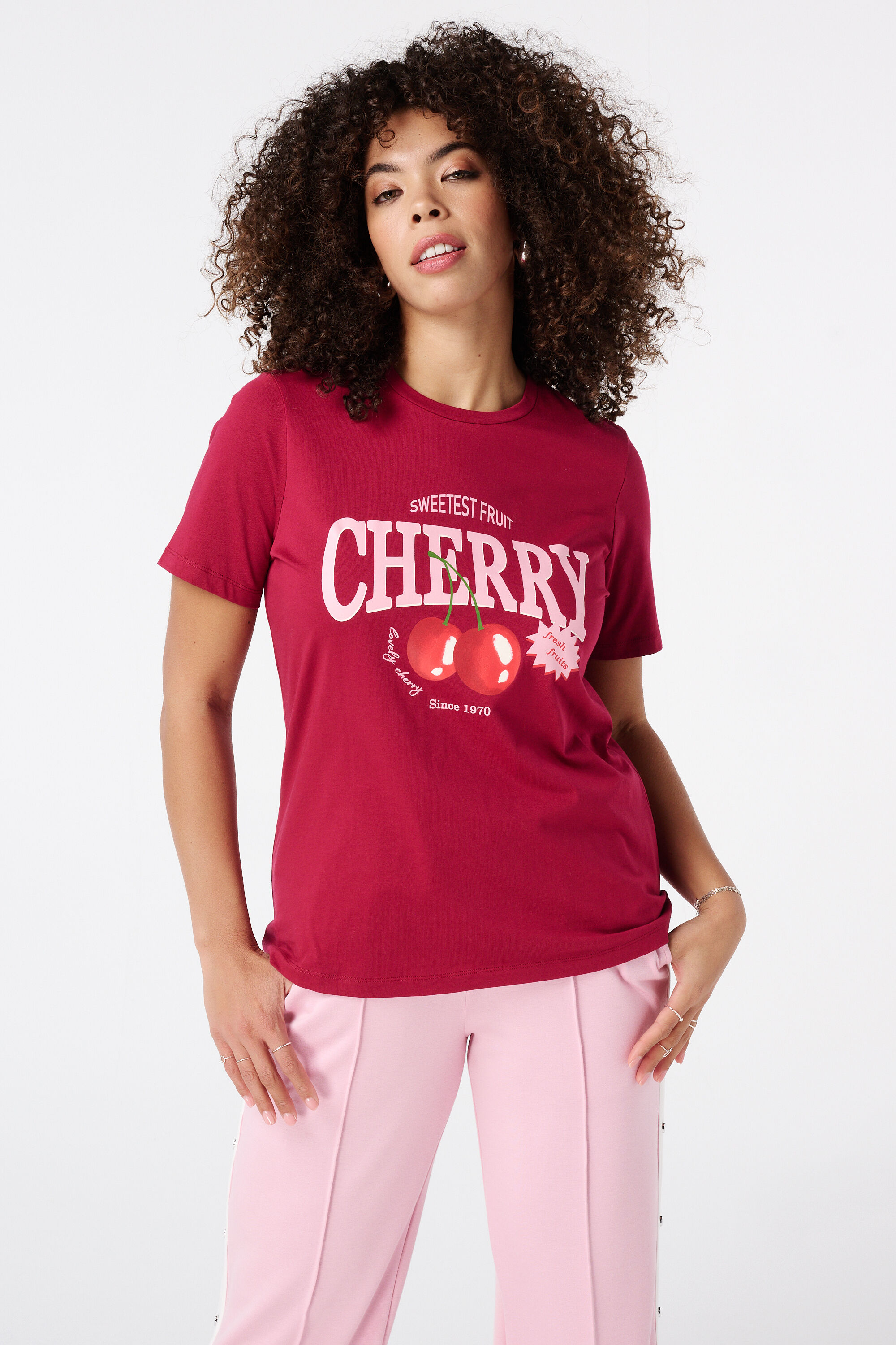 T-shirt met tekst image number 4