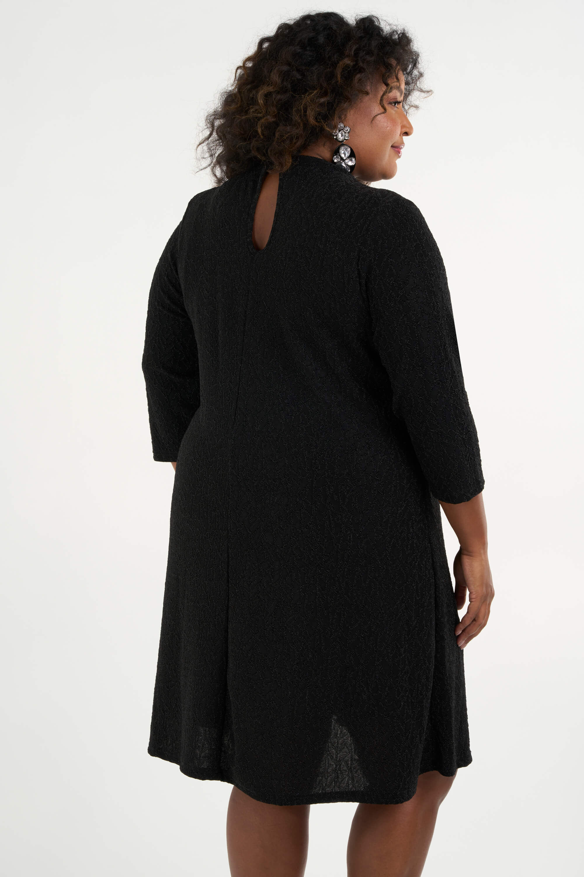 Glitter jurk  image number 4