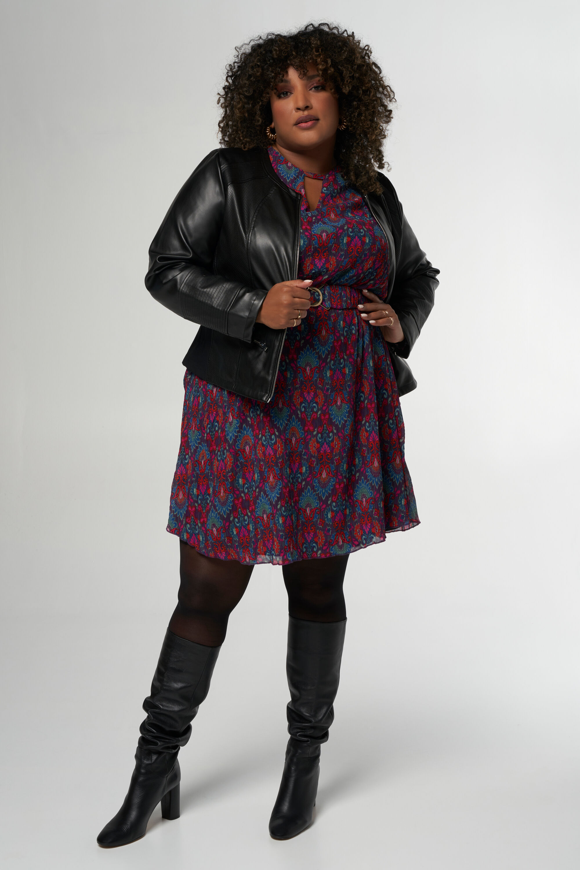 Jas van imitatieleer image number 5