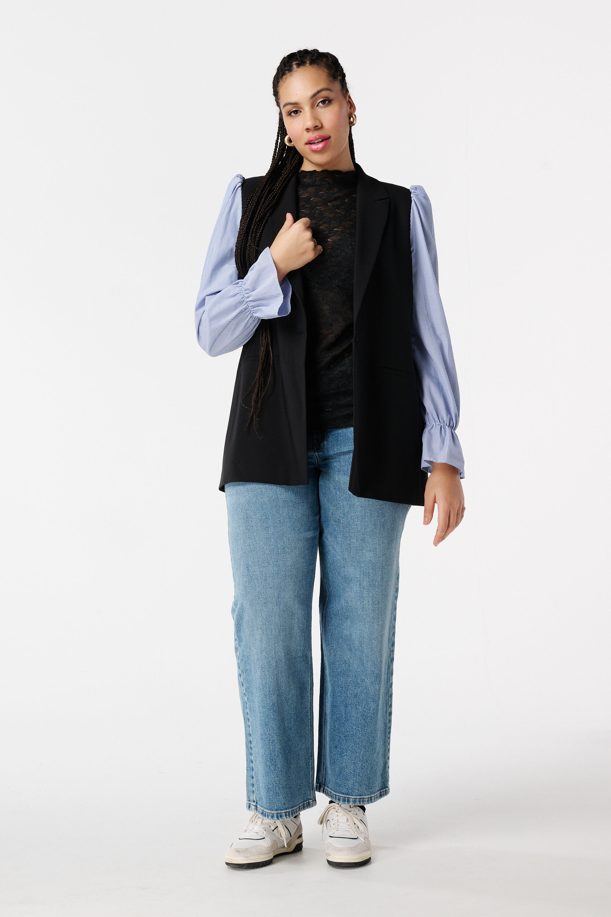 Blazer &agrave; manches ray&eacute;es image number 5