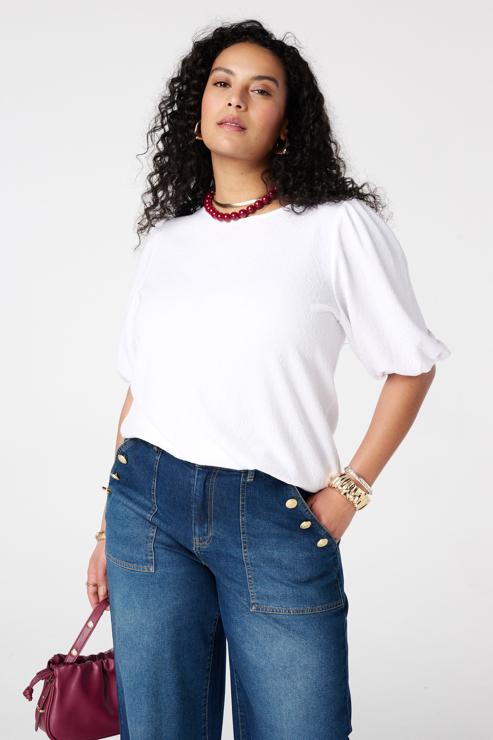 Top &agrave; imprim&eacute; floral