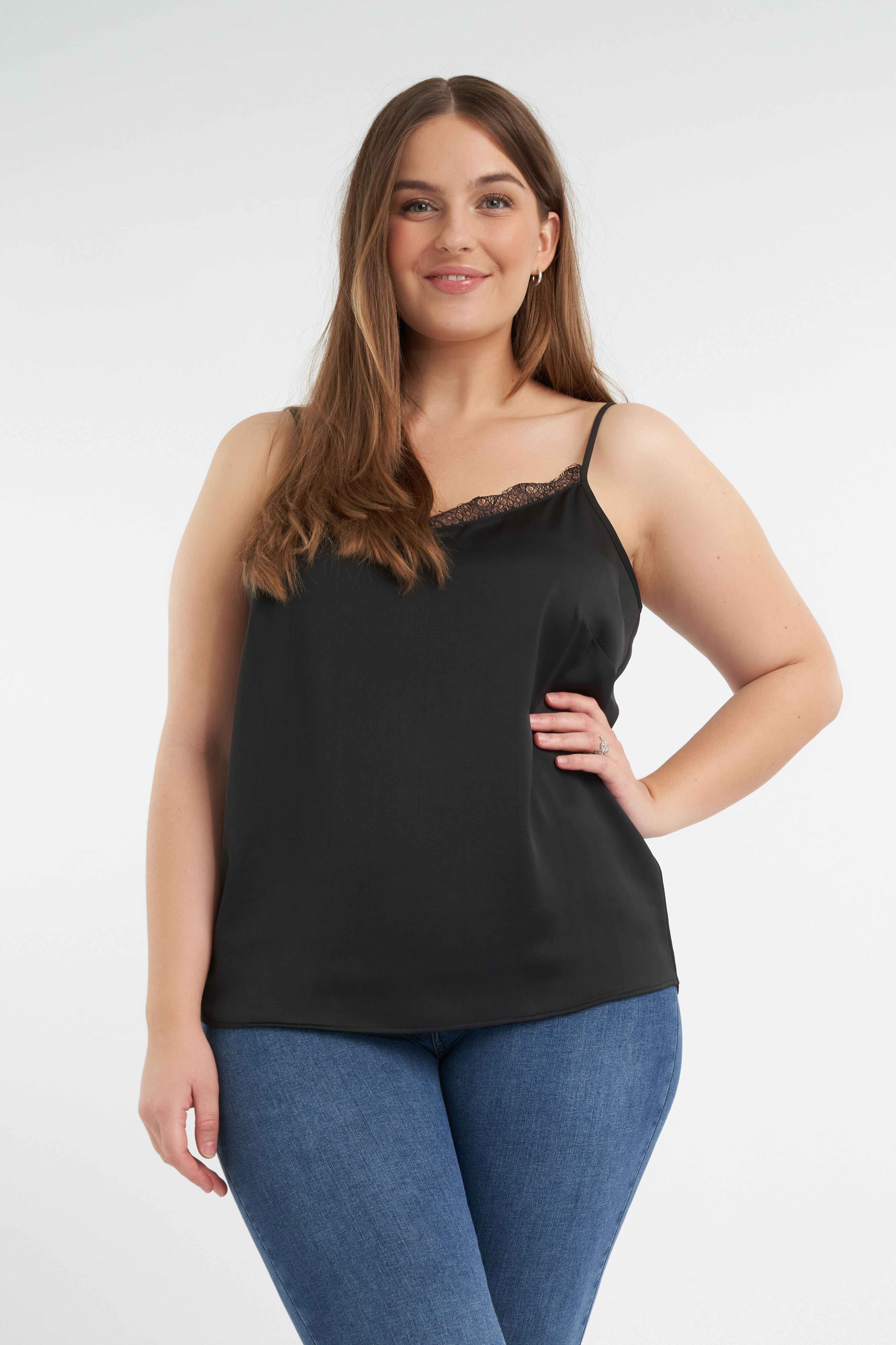 Satijnen singlet sales