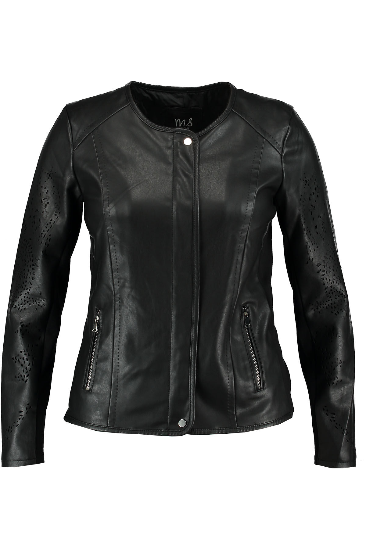 PU jasje met drukknopen image number 2