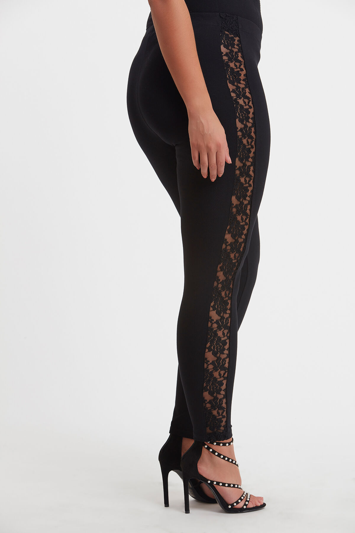 Legging avec dentelle outlet