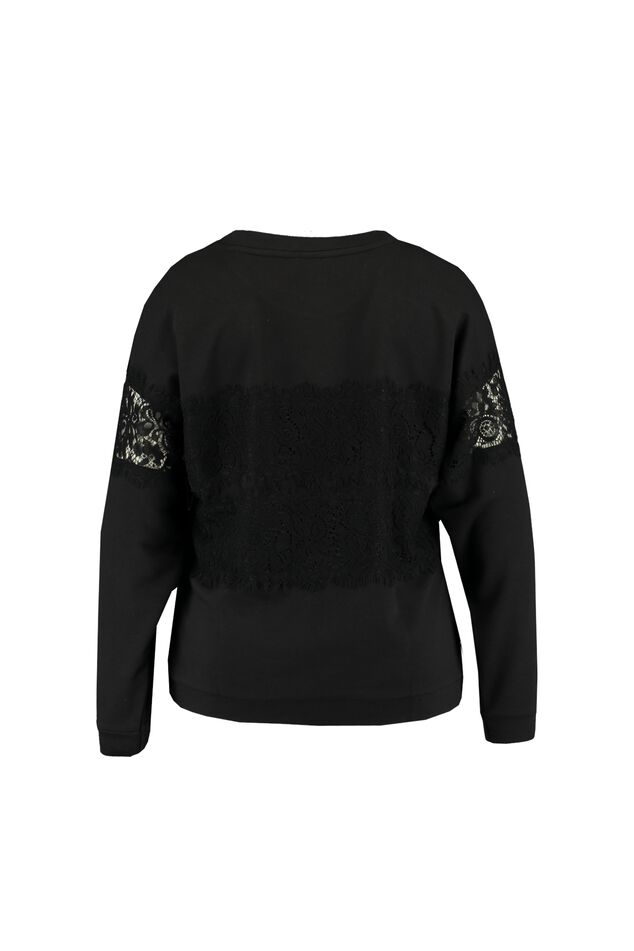 Sweater met kantdetails image number 2