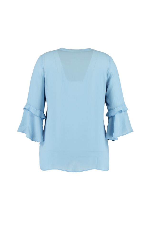 Blouse met volants image number 2
