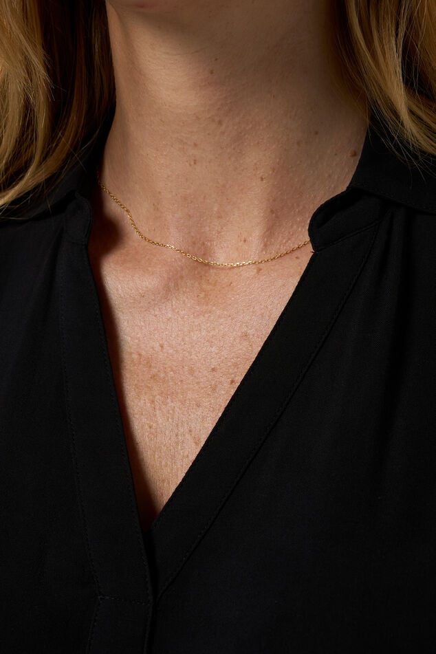 Blouse met v-hals image number 4