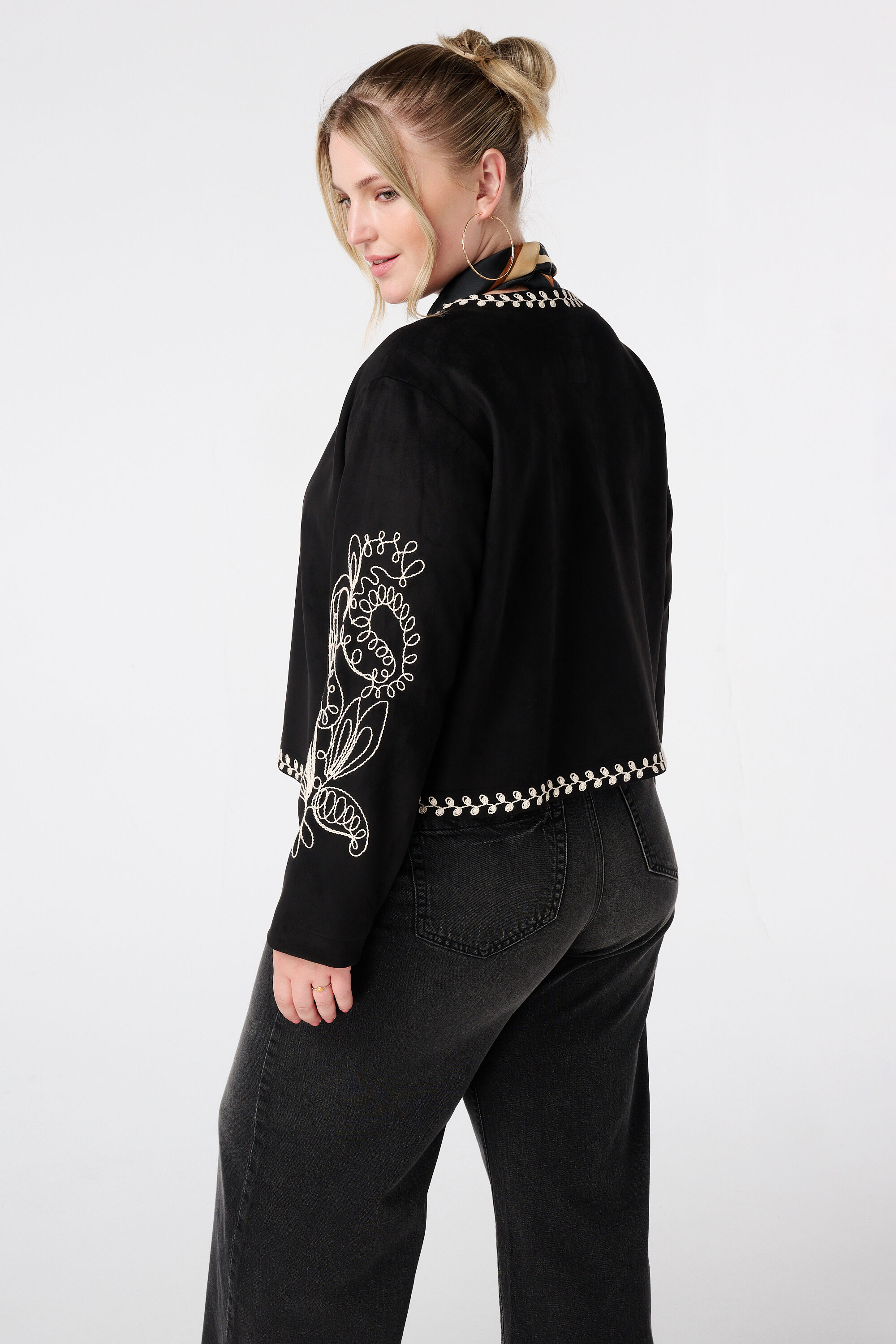 Jasje van su&egrave;dine met broderie  image number 3