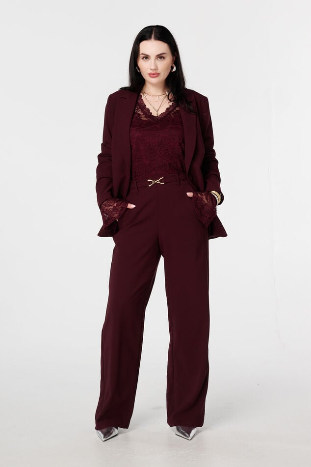 Pantalon met gouden gesp image number 0