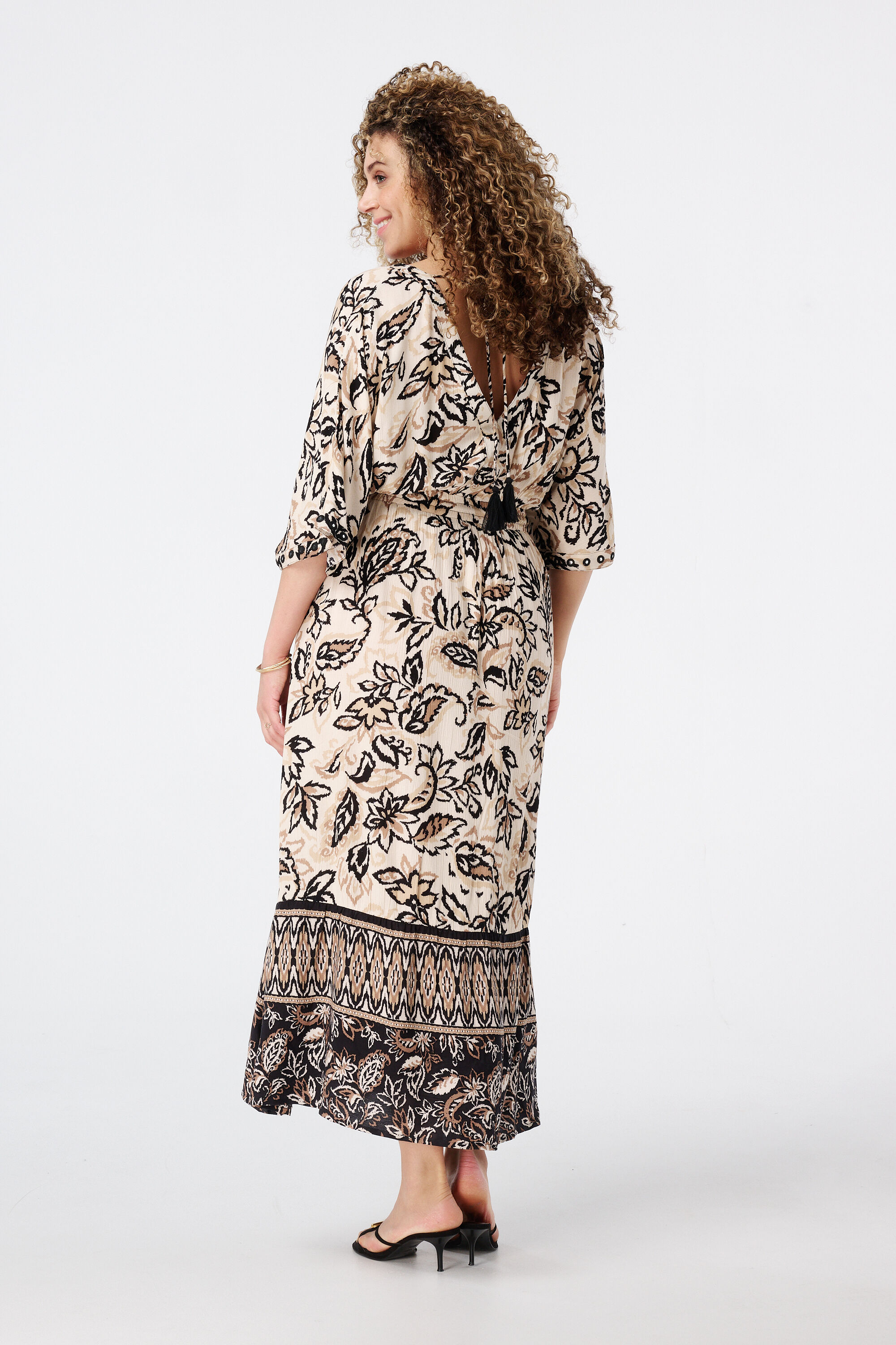 Maxi jurk met spiegel details image number 3