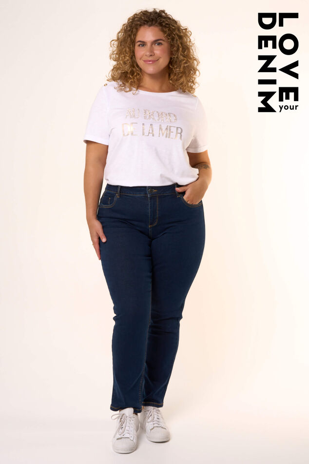 Loose leg jeans ROSE image number 0