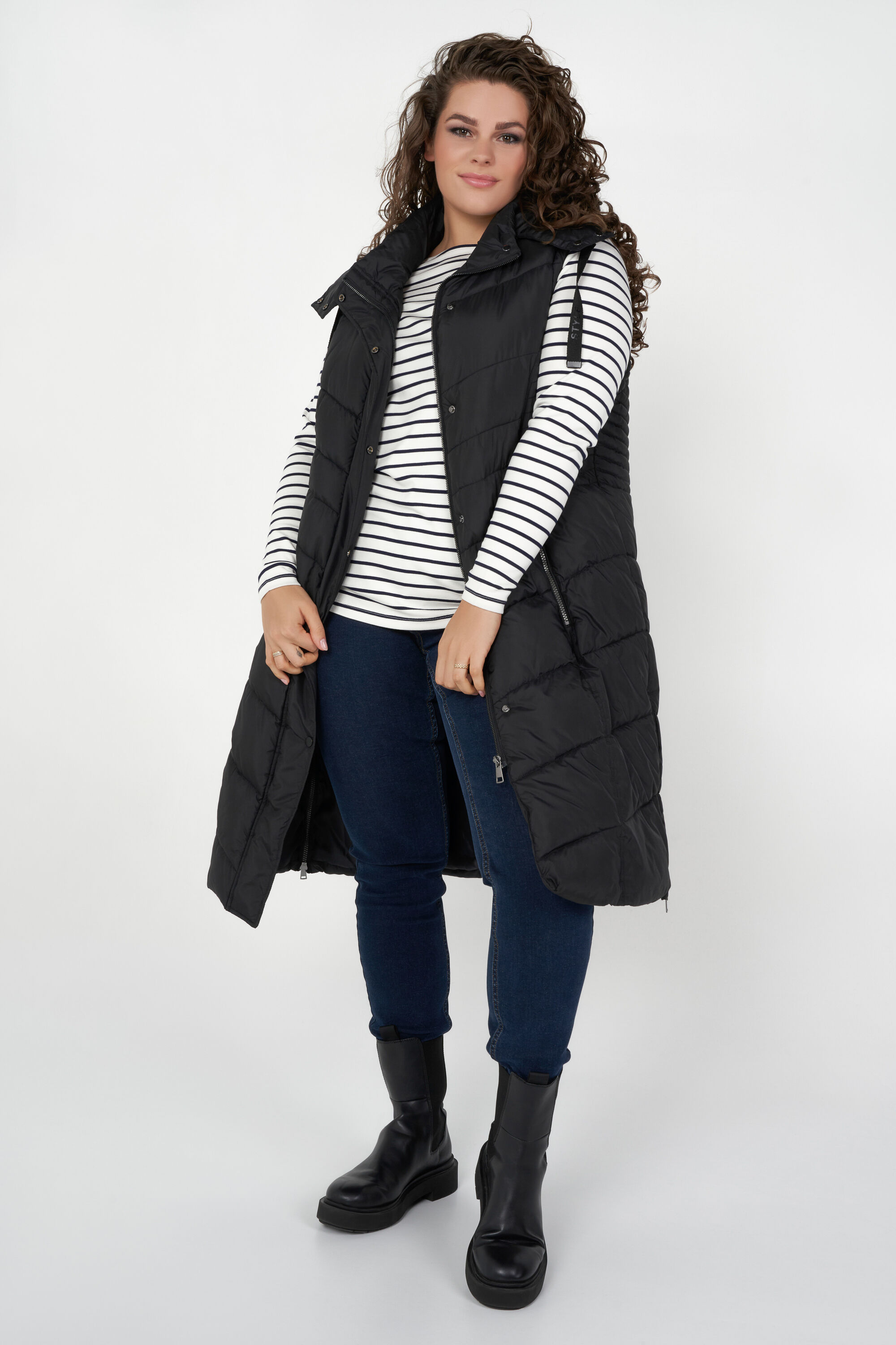 Veste longue matelass&eacute;e  image number 4