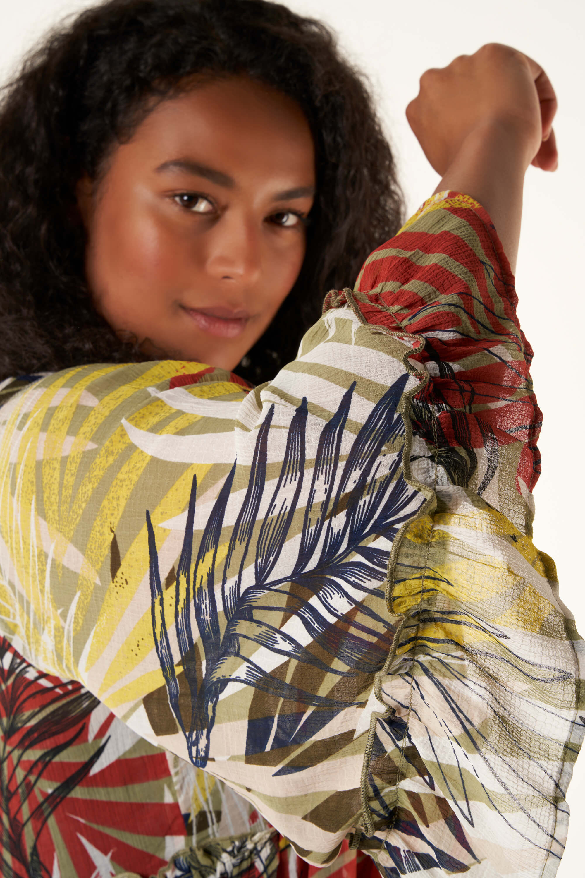 Kimono &agrave; imprim&eacute; image number 5