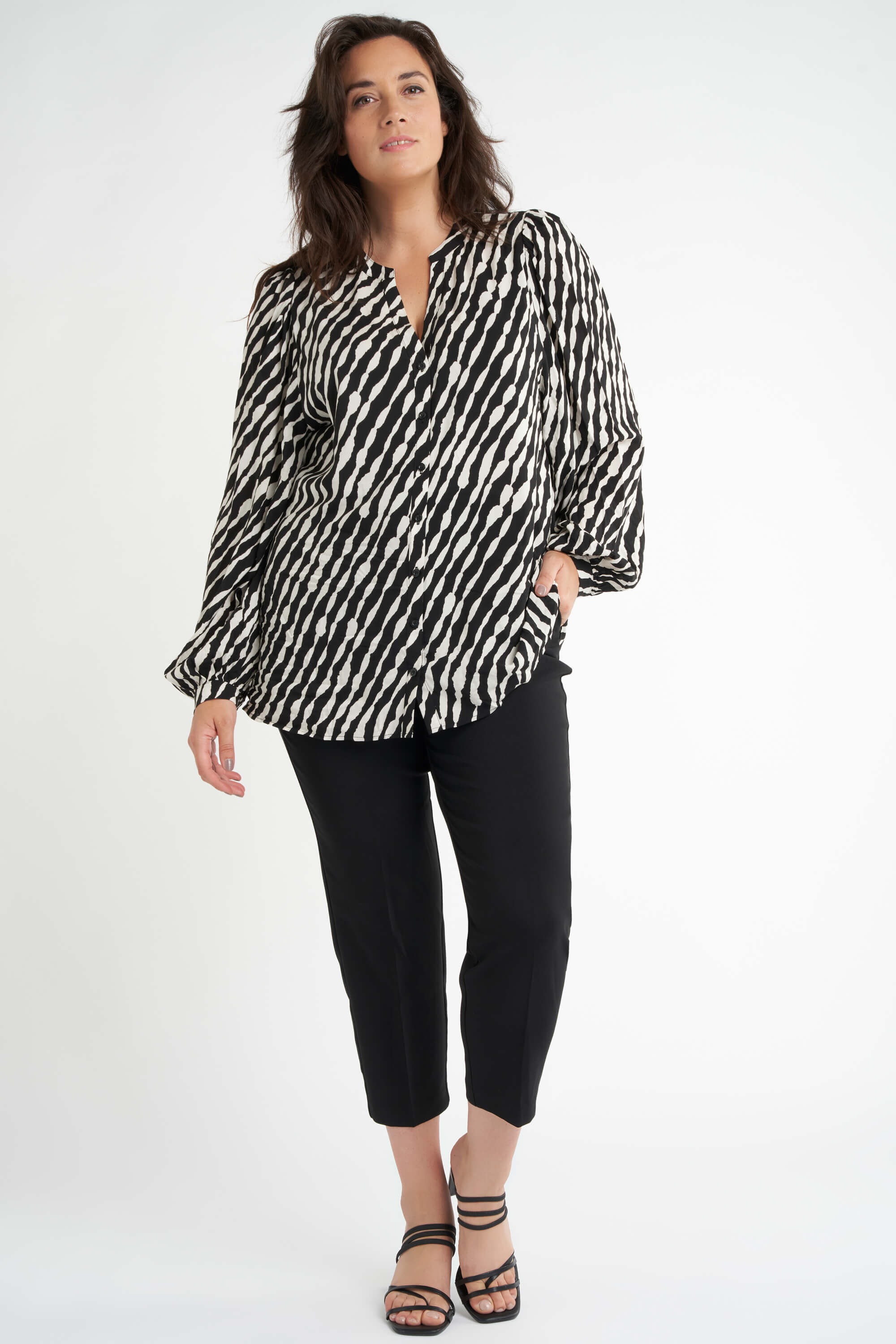 Blouse met print image number 6