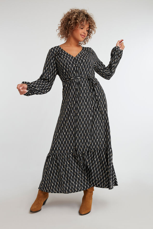 Robe à imprimé métallisé image number 0