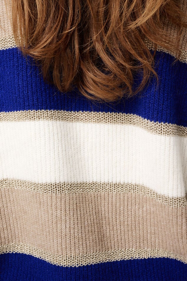 Pull rayé avec lurex image number 6