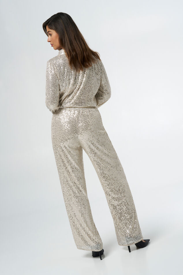 Broek met pailletten image number 3