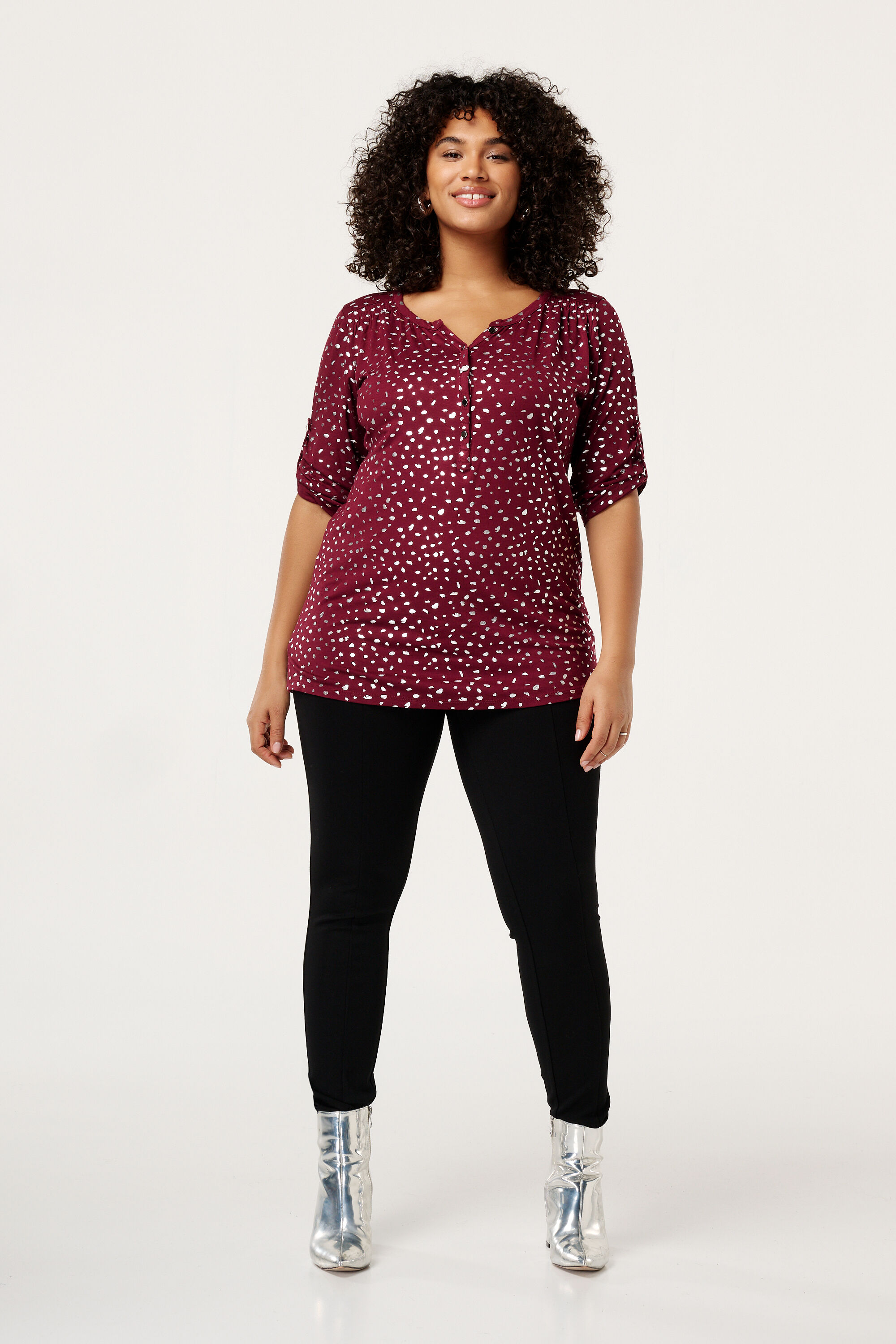 Haut &agrave; boutons  image number 5