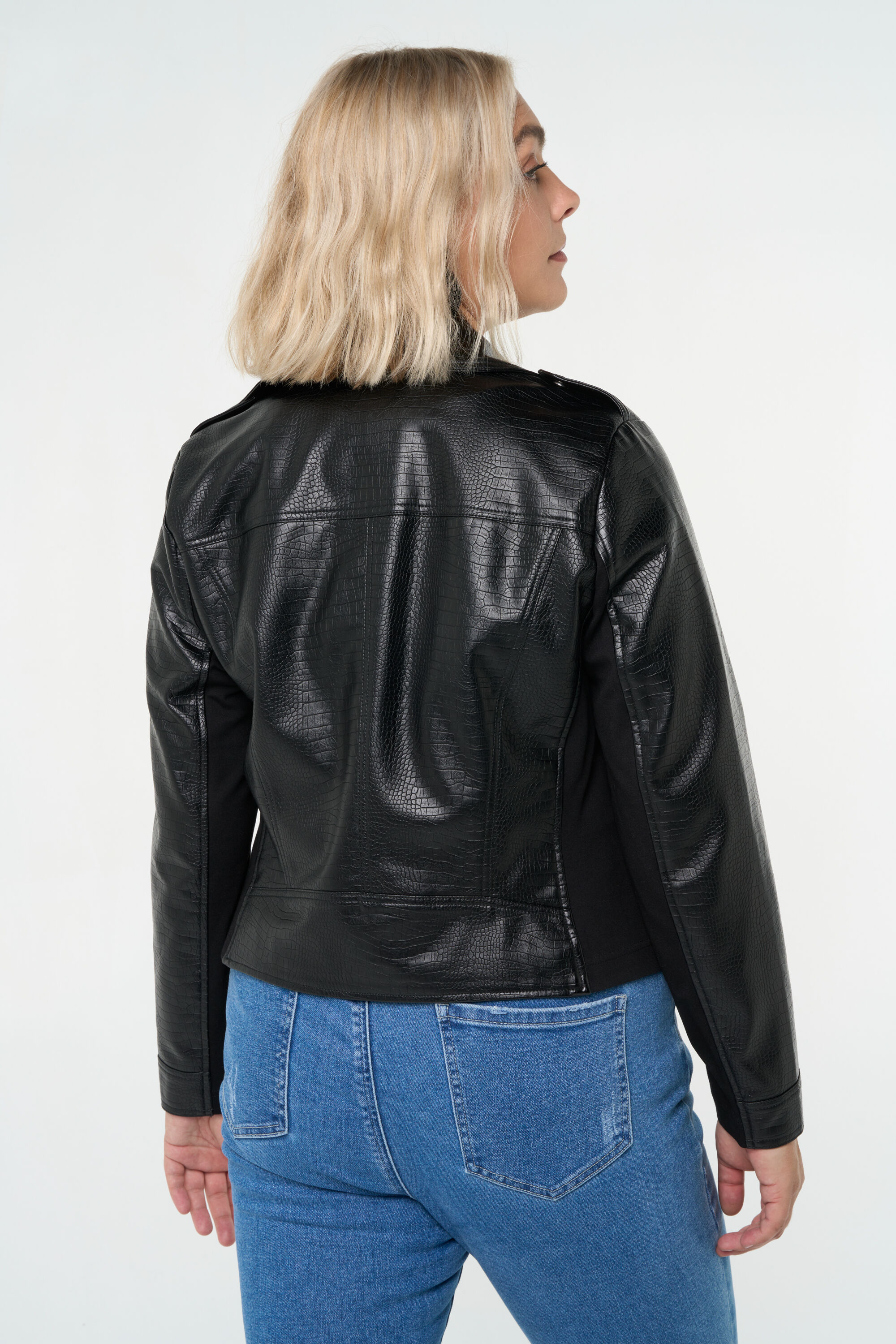 Croco bikerjacket image number 4