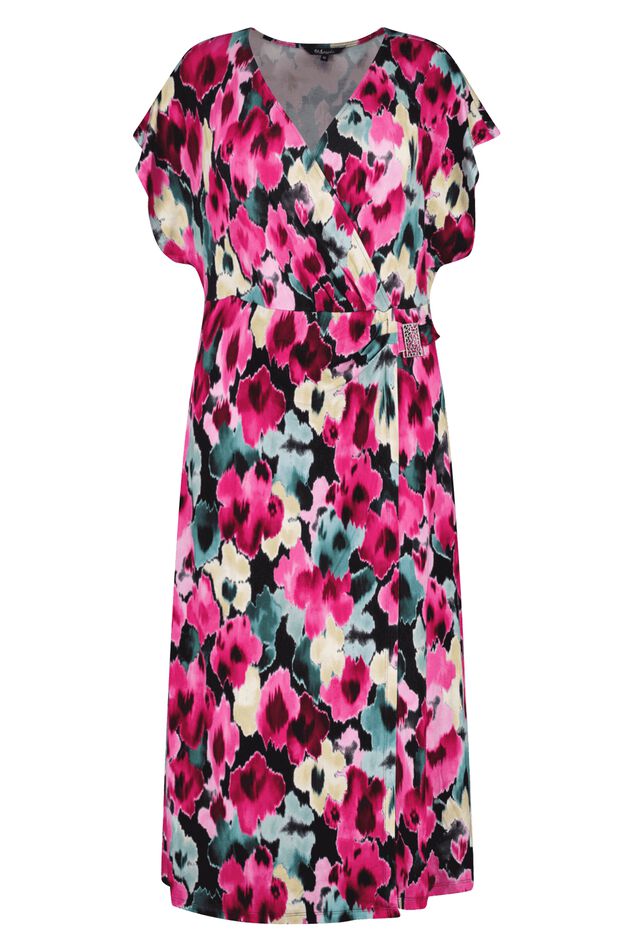 Maxi jurk met bloemenprint image number 2
