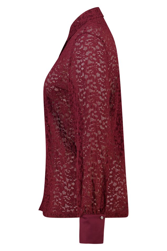 Top met kant en pailetten image number 2