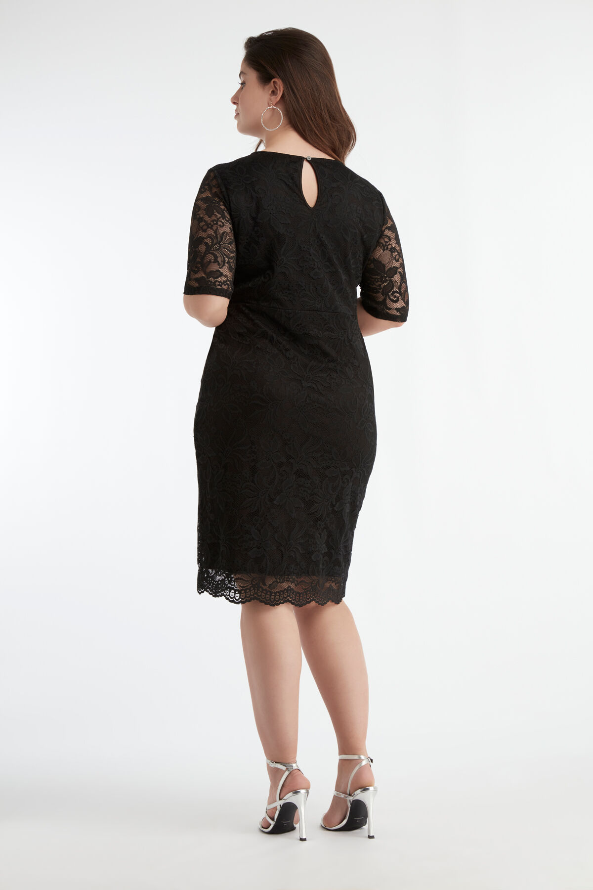 Elastische kanten jurk image number 4