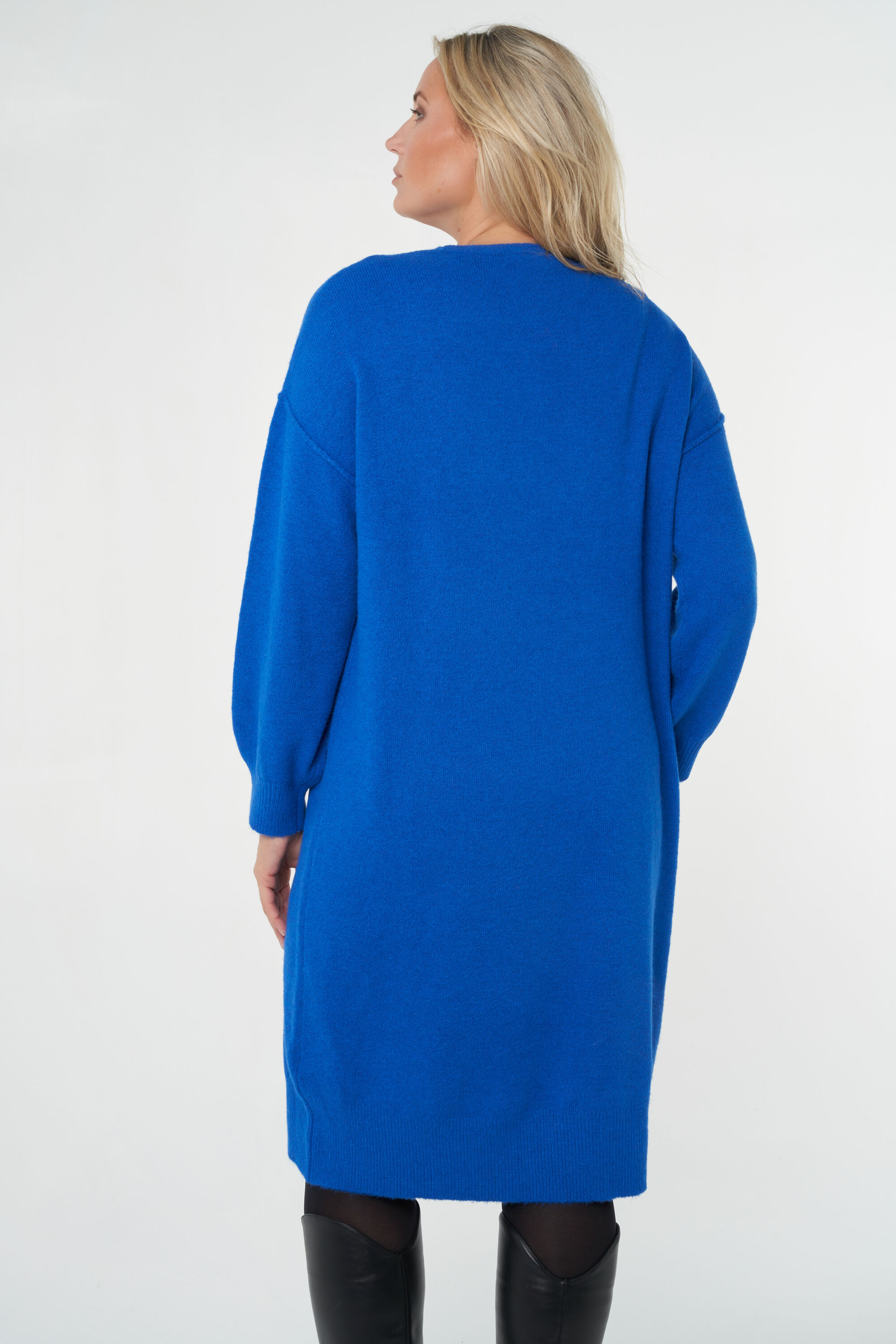 Fijngebreide midi jurk image number 3