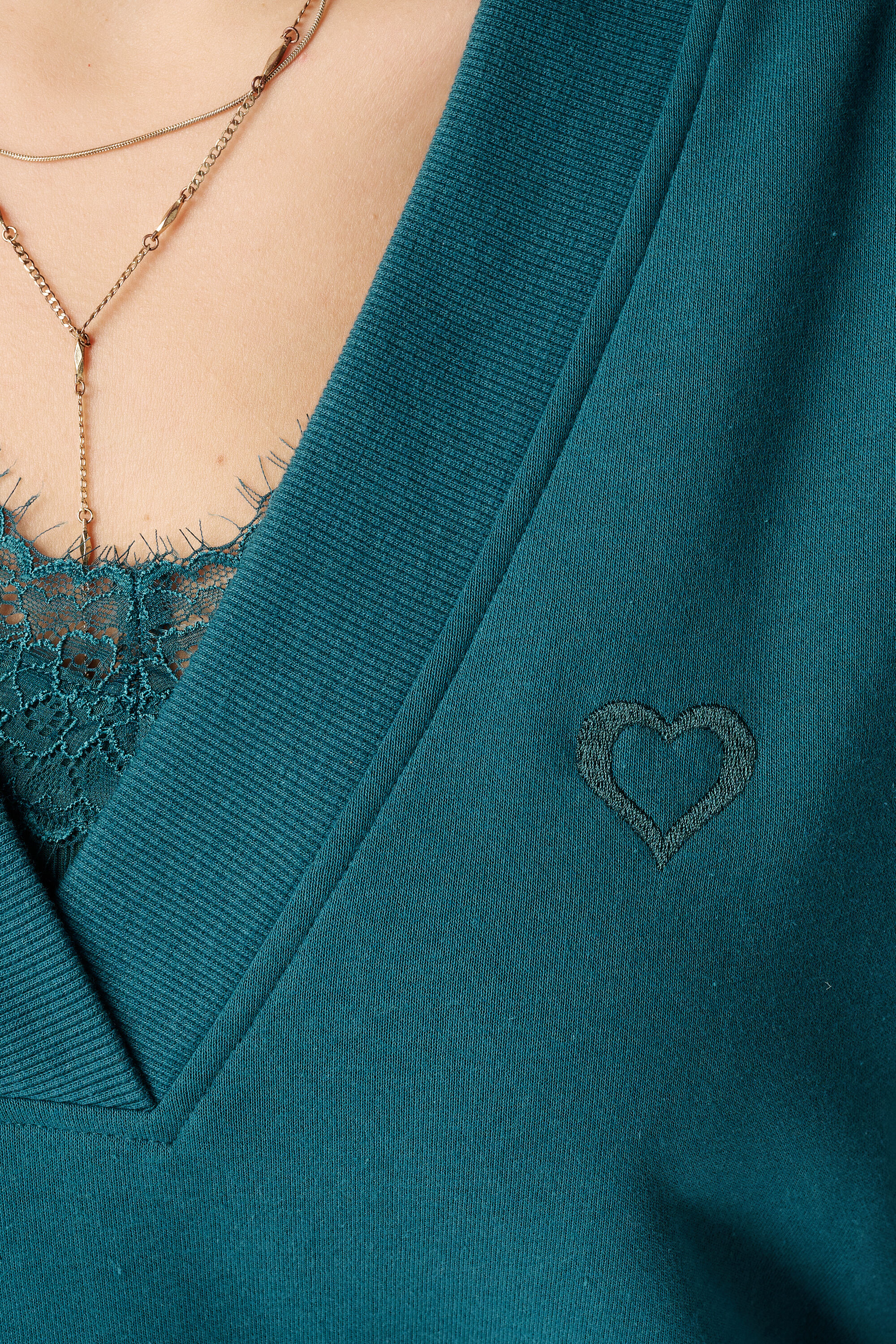 Sweater met v-hals image number 6