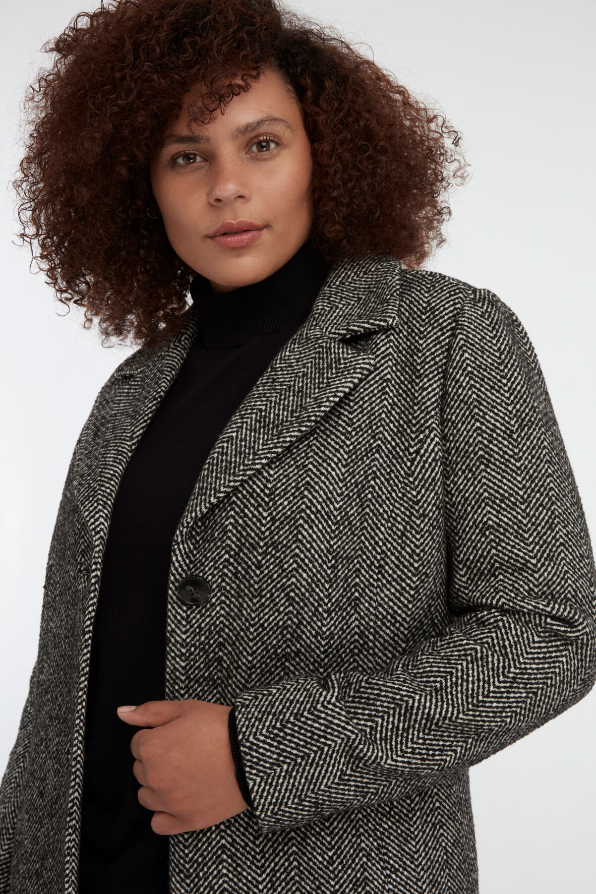 Stijlvolle jas met print image number 5