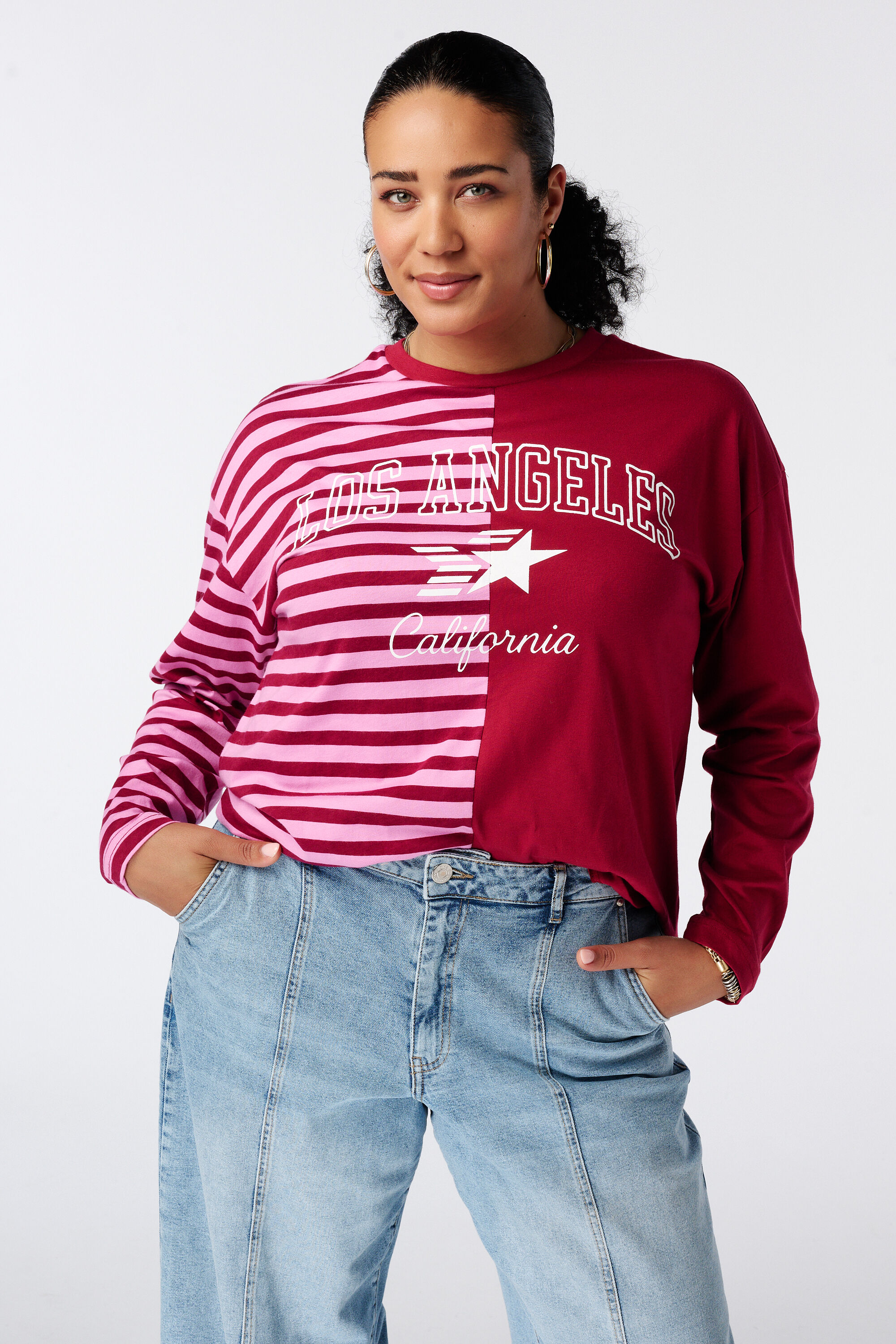 Gestreepte longsleeve image number 0