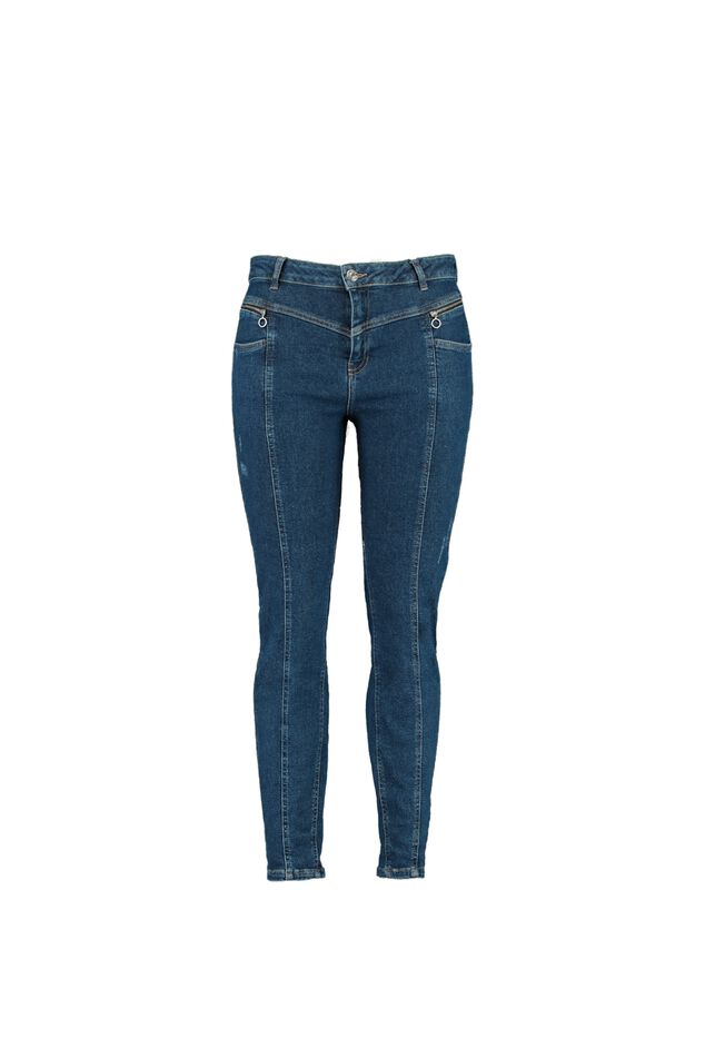 Jeans aux coutures décoratives  image number 1