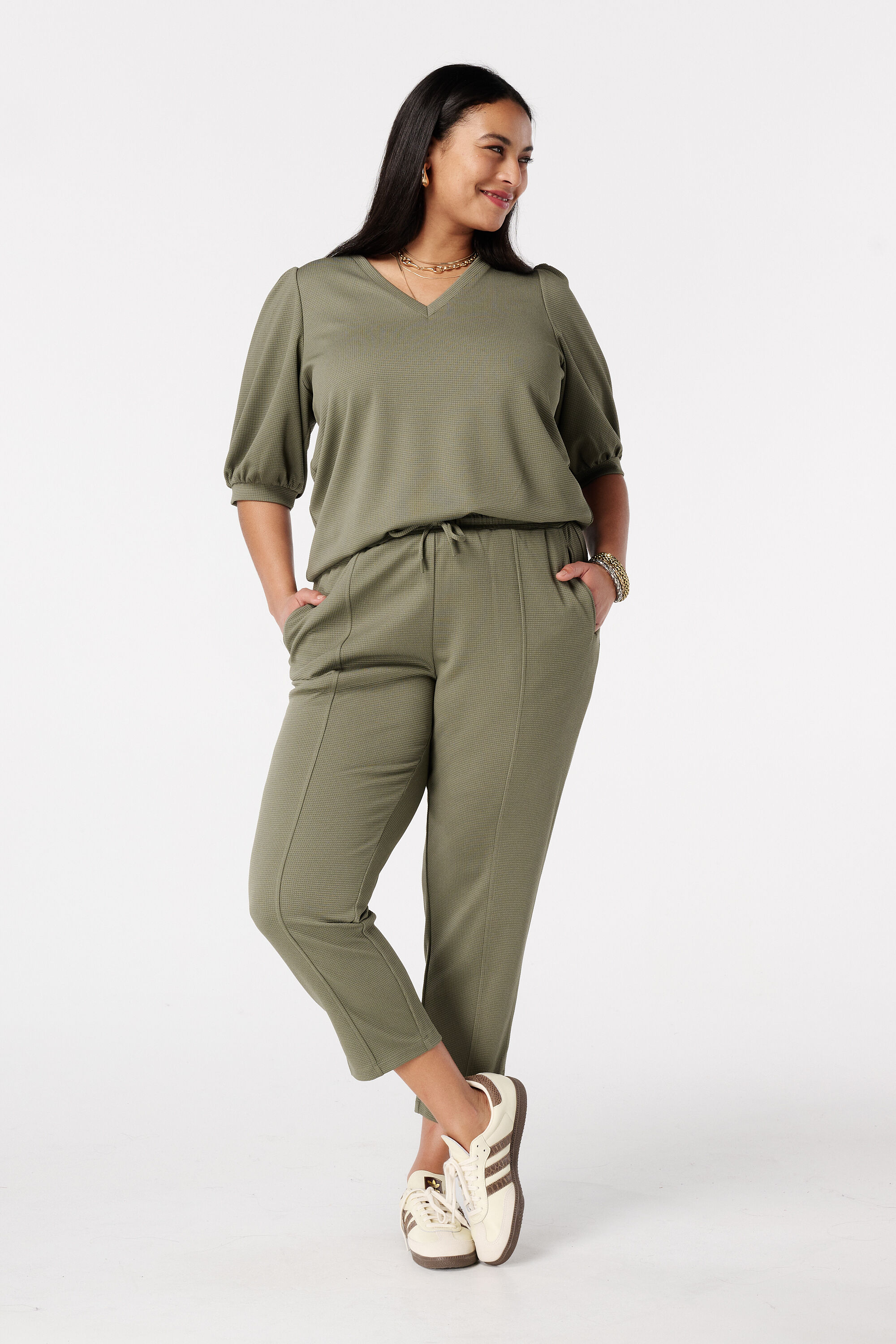 Pantalon avec cordon coulissant