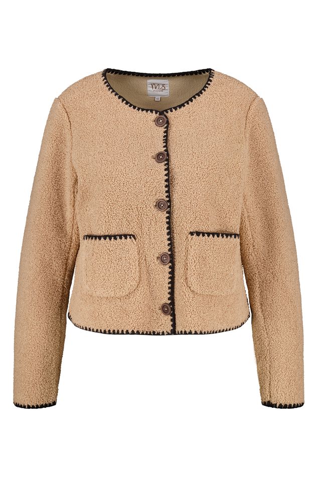 Teddy jasje met knopen image number 1