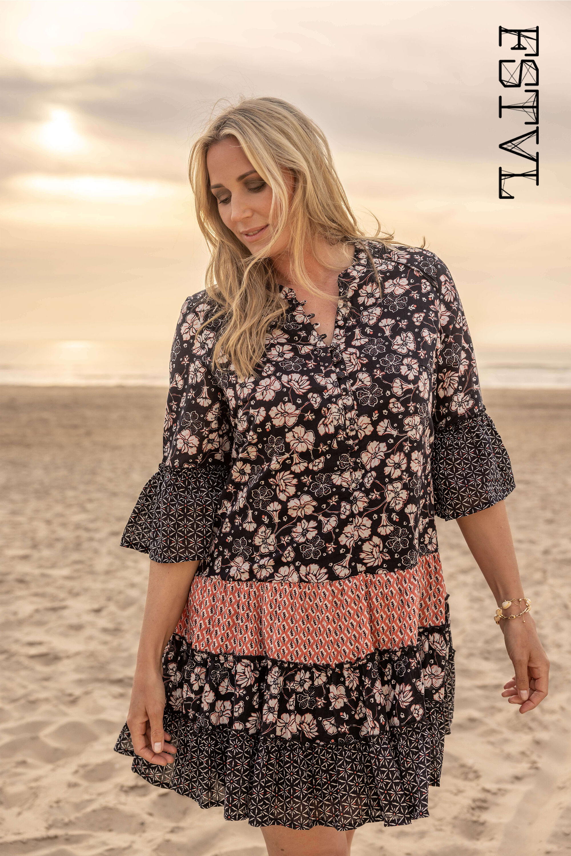 Jurk met print image number 0