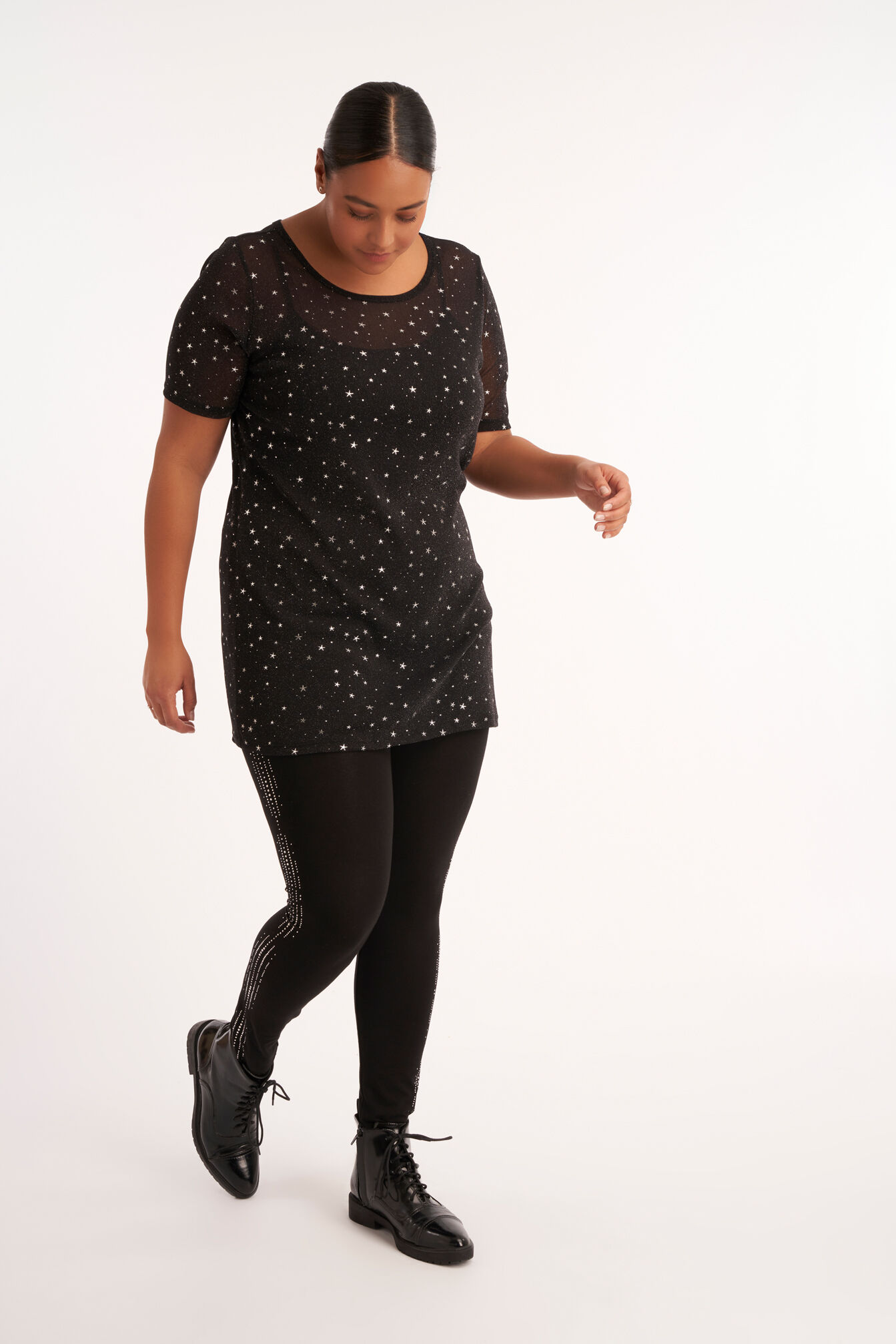 Legging met strass steentjes image number 4