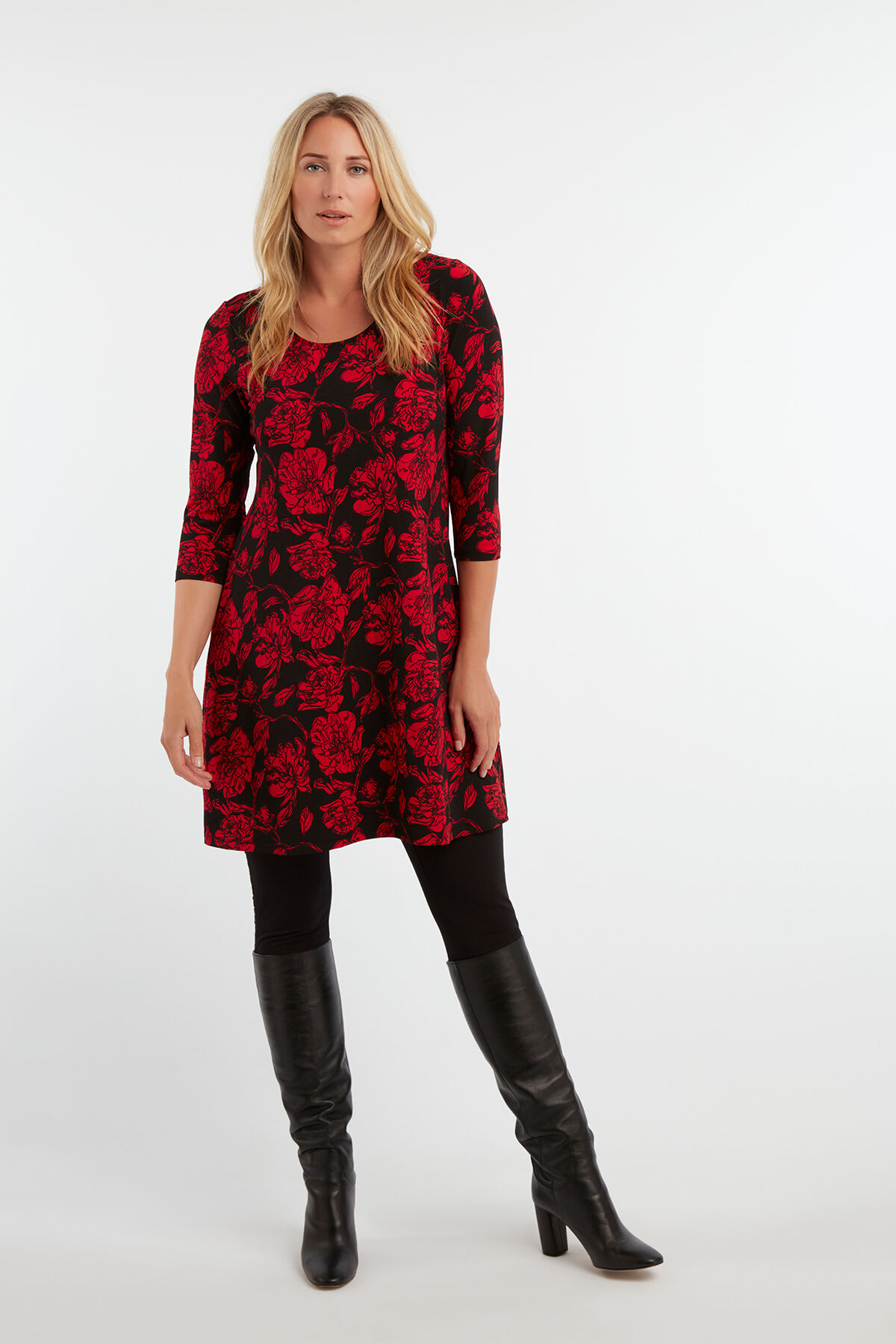 Robe tunique imprim&eacute;e image number 3