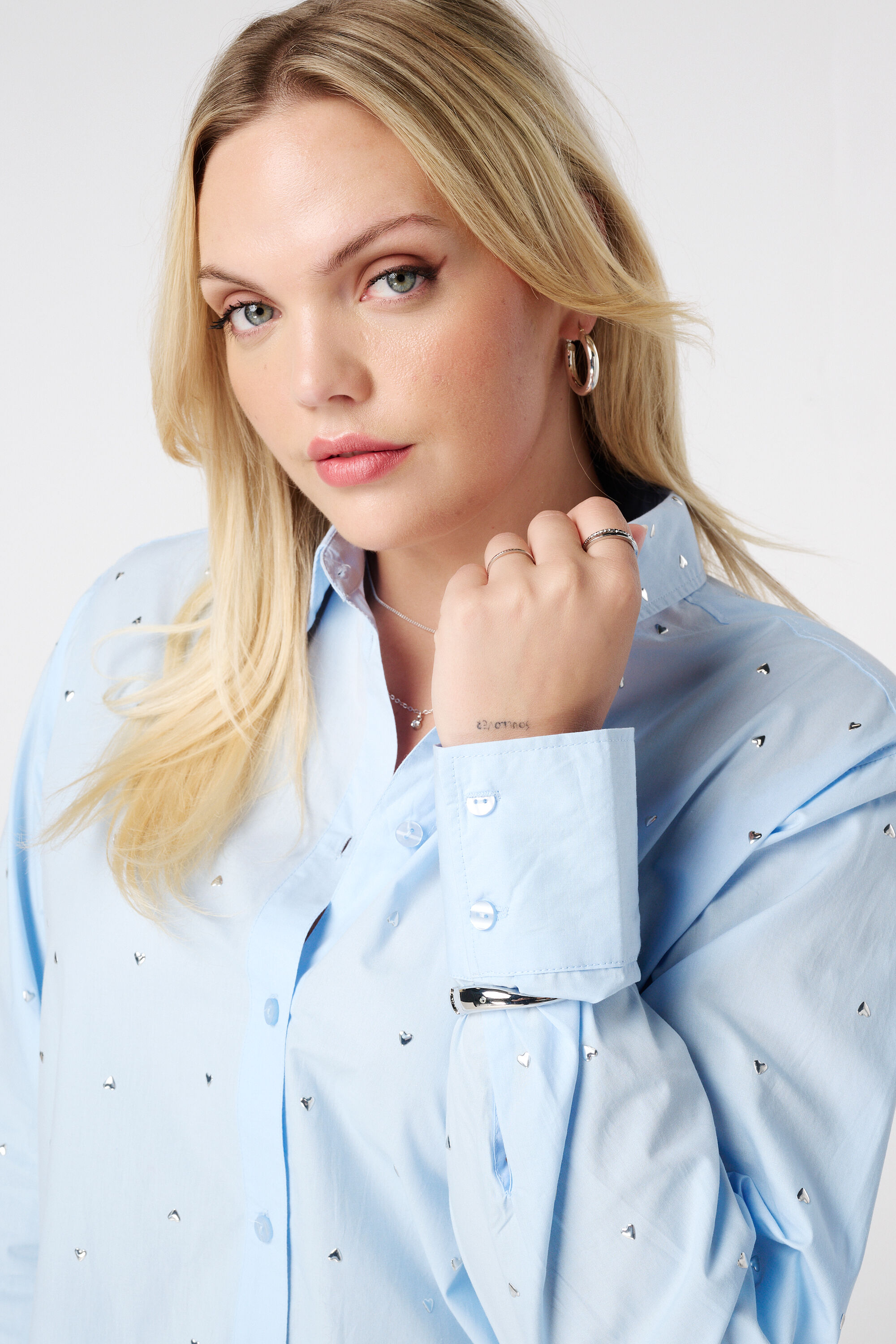 Blouse met studs image number 4