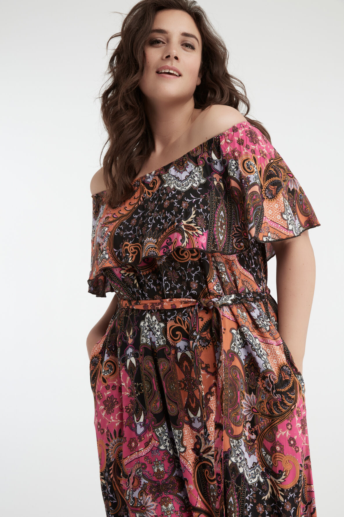 Robe color&eacute;e maxi image number 3