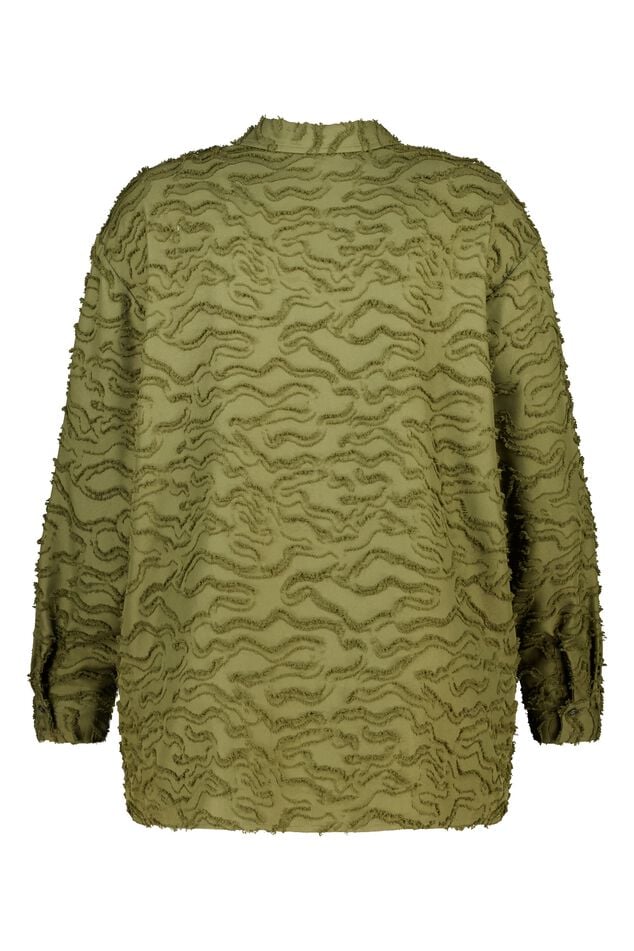Structuur geweven oversized blouse image number 2