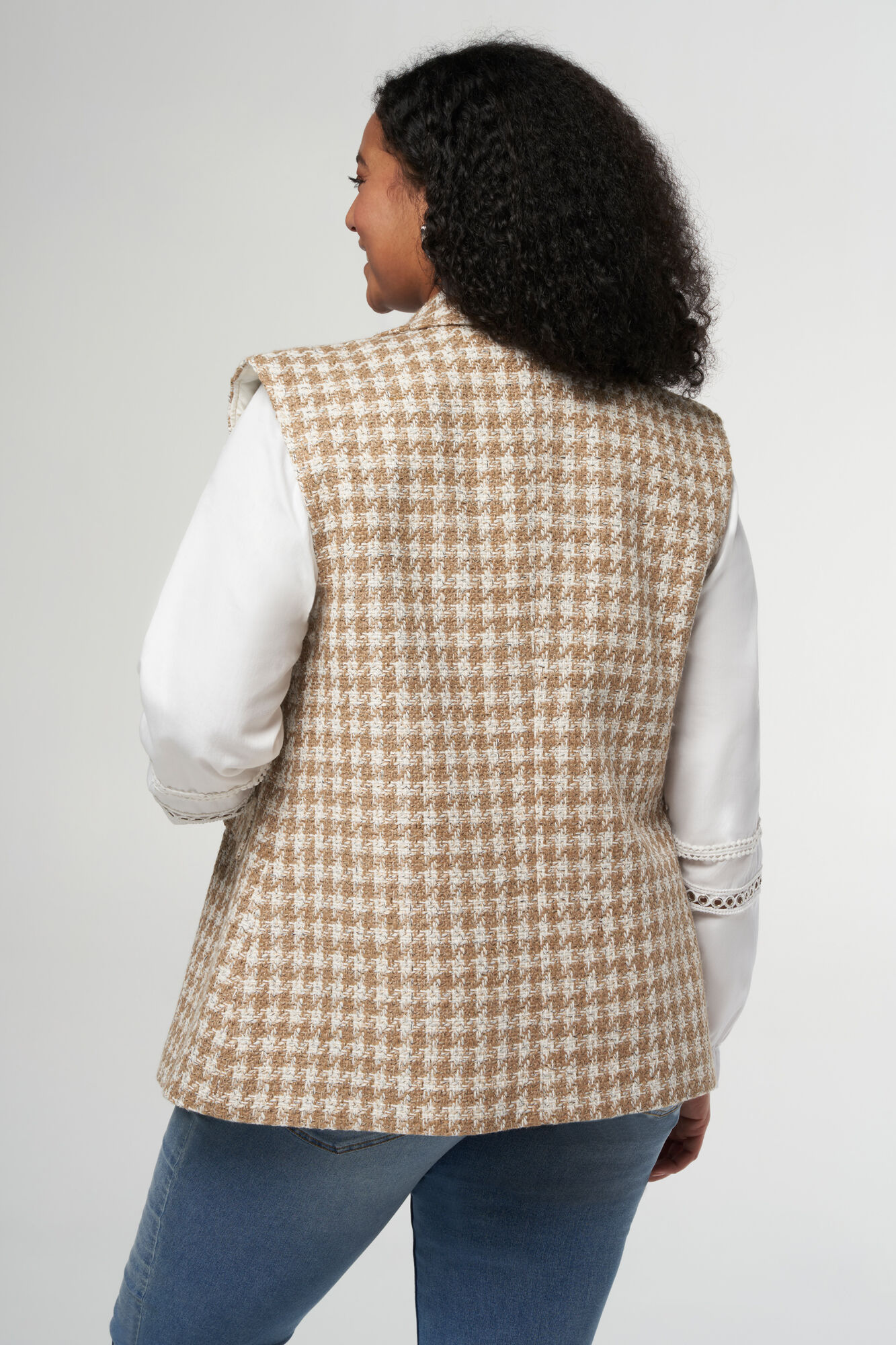 Gilet en tweed bicolore image number 3