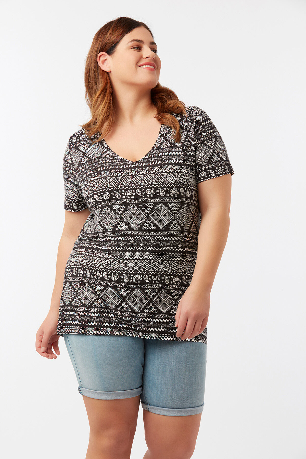 Basic T-shirt met print image number 0