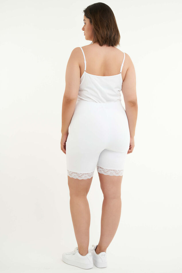 Korte legging met kant image number 3